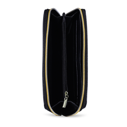 Long Purse Personalised Sunflower Leather Wallet Engraved 1 Photo Zip Wallet Gifts for Her-Jessemade AU