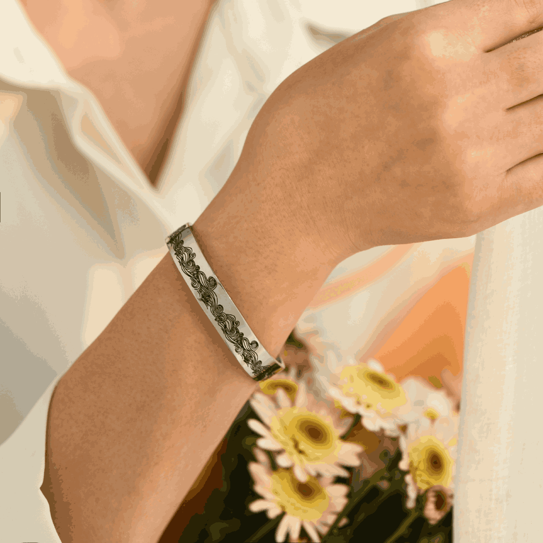 To My Daughter Cuff Bracelet "I Will Always Be With You"-Jessemade AU