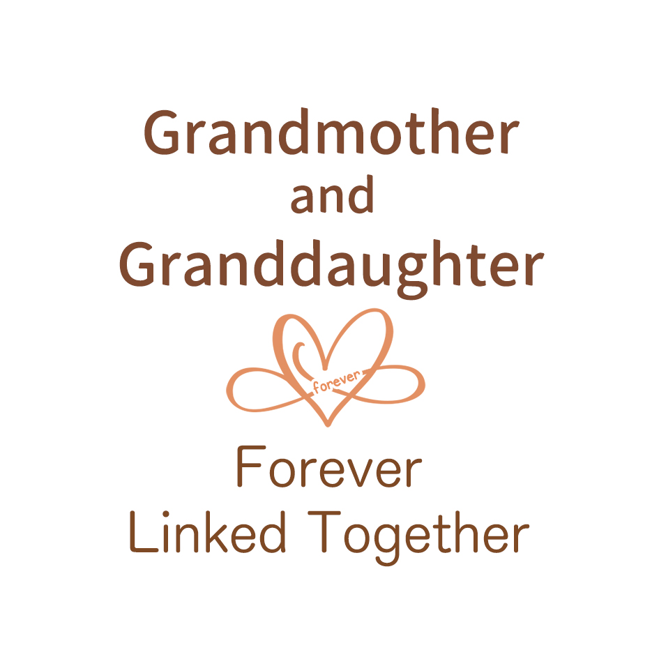 Infinity Heart Bracelet Adjustable Bracelet Gift for Her - Grandmother & Granddaughter Forever Linked Together-Jessemade AU