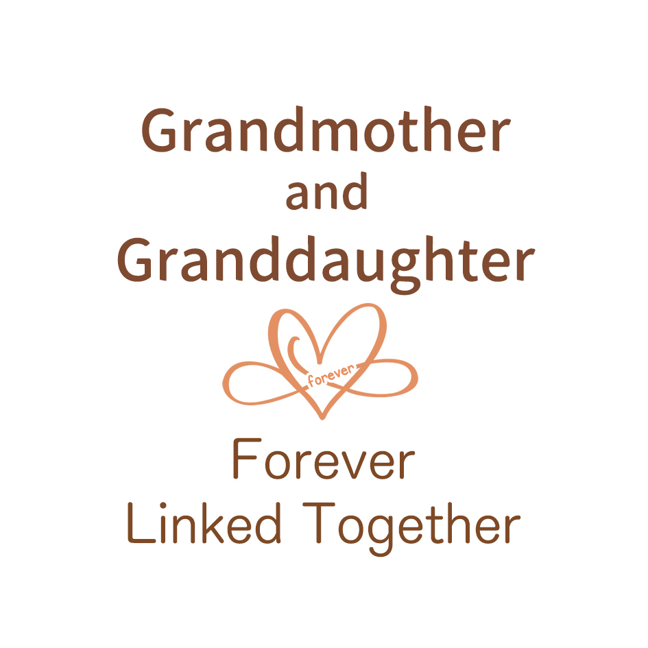 Infinity Heart Bracelet Adjustable Bracelet Gift for Her - Grandmother & Granddaughter Forever Linked Together-Jessemade AU