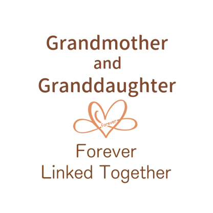 Infinity Heart Bracelet Adjustable Bracelet Gift for Her - Grandmother & Granddaughter Forever Linked Together-Jessemade AU