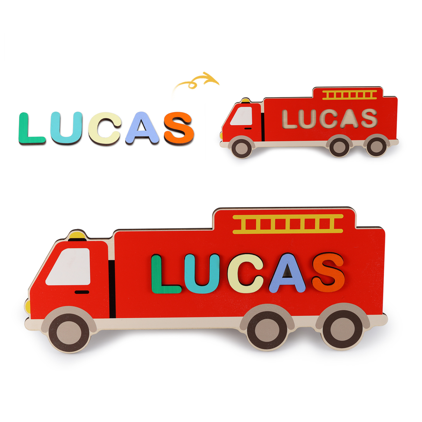 Customised Kid's Wooden Name Puzzle Toy for Toddlers Early Learning Child Toy-Jessemade AU