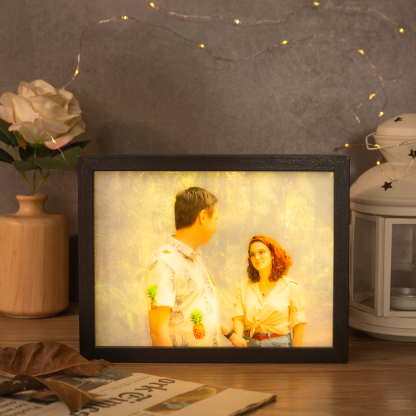 Personalised Photo Frame Night Light Changeable Colour Lamp Home Decor Personalised Gifts for Family Friends-Jessemade AU
