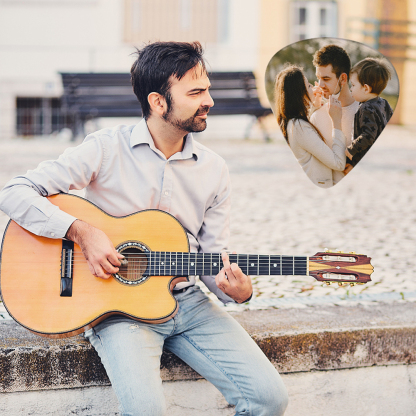 1pcs Personalised Wooden Guitar Pick-Jessemade AU