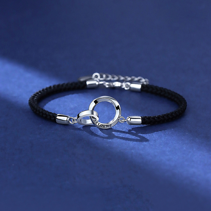 Couple Bracelet Braided Rope Bracelet Adjustable Bracelet Valentine's Day Gift Birthday for Couples-Jessemade AU