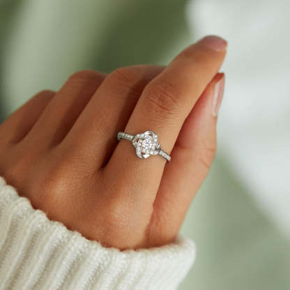 To My Best Friend, our friendship is like a knot, Endless Knot Ring With Card, Gifts For Her-Jessemade AU