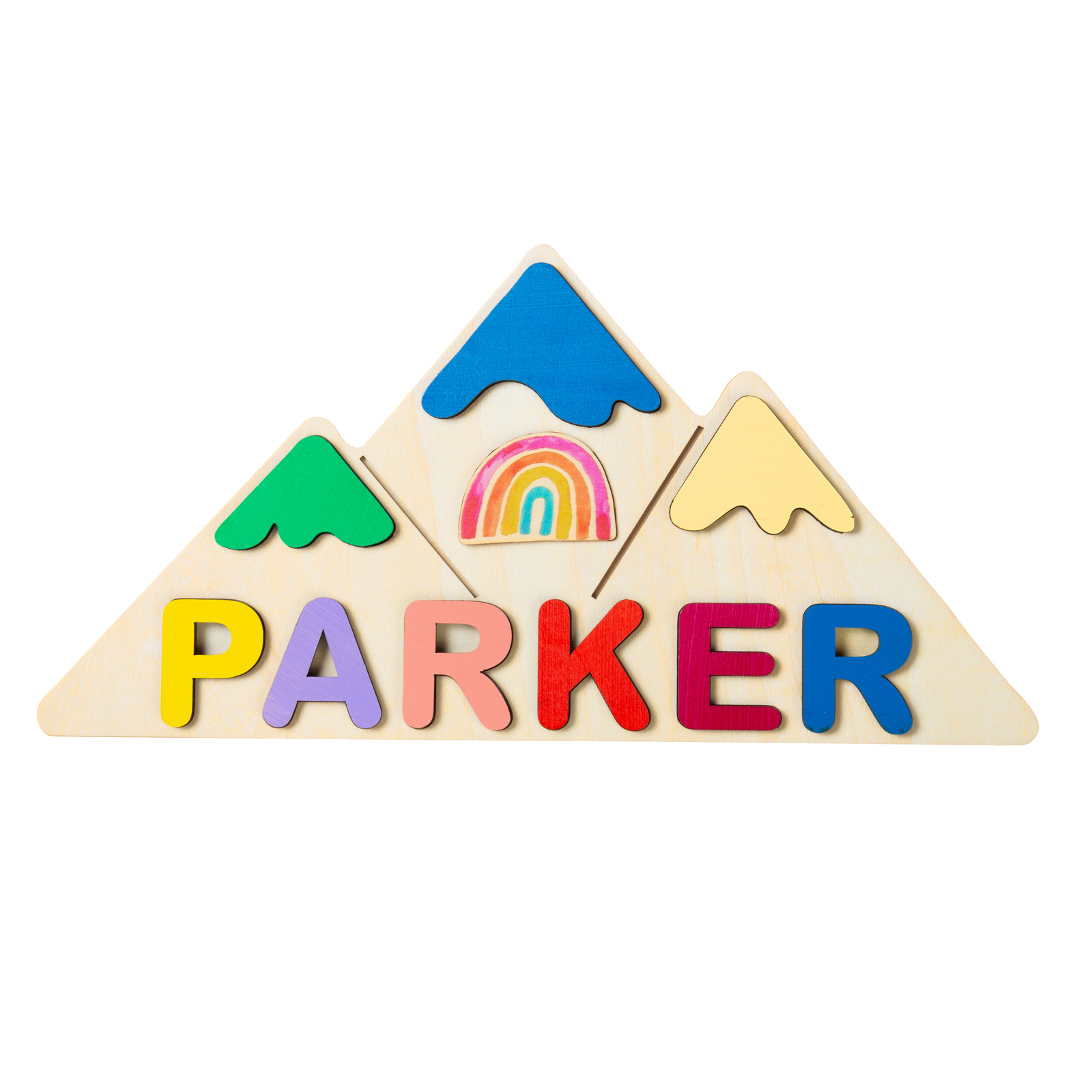 Personalised Kid's Wooden Name Alphabet Puzzle Toy for Toddlers Early Learning Child Toy-Jessemade AU