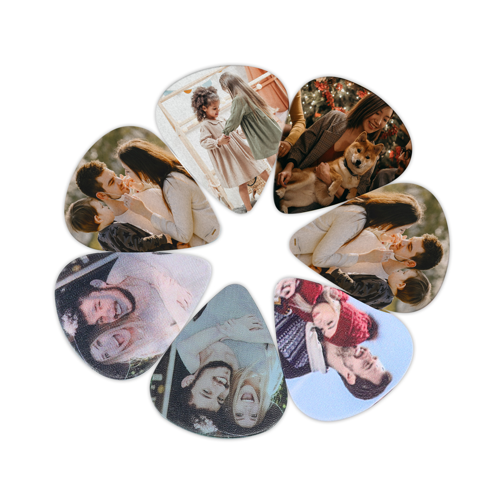 1pcs Personalised Wooden Guitar Pick-Jessemade AU