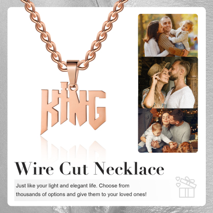 Personalised Name Necklace Custom Name Cuban Chain Necklaces-Jessemade AU