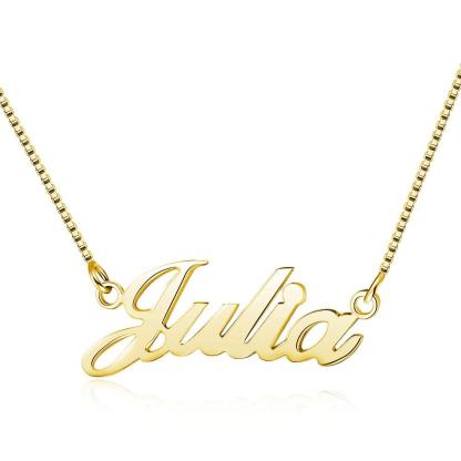 Personalised Necklace Custom 1 Name Necklace Gift For Women-Jessemade AU