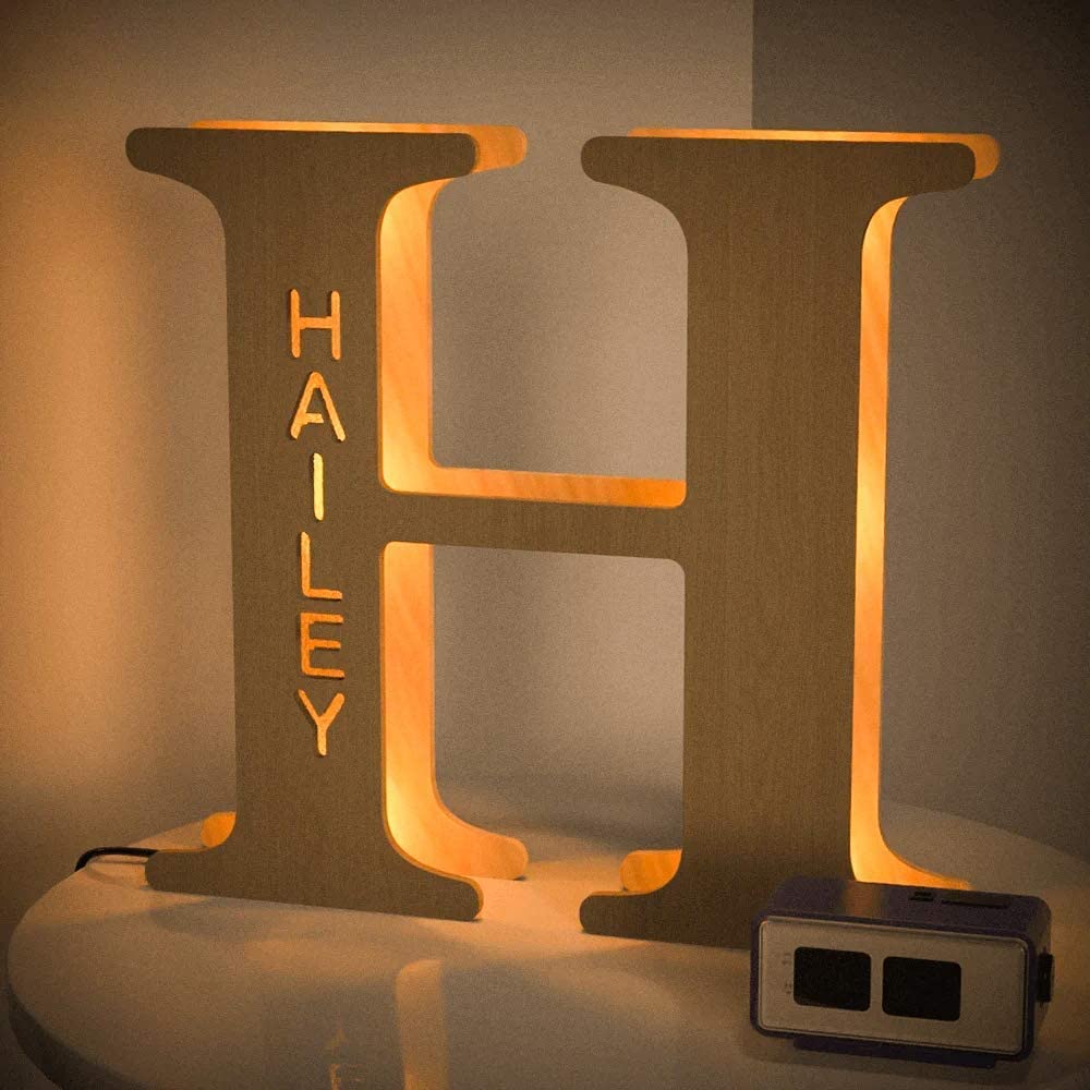 Personalised Name Letter Light A~I 19/29CM-Jessemade AU