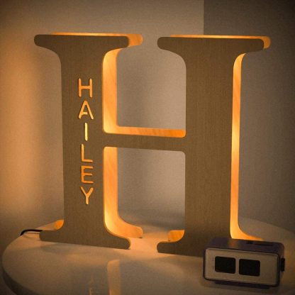 Personalised Name Letter Light A~I 19/29CM-Jessemade AU