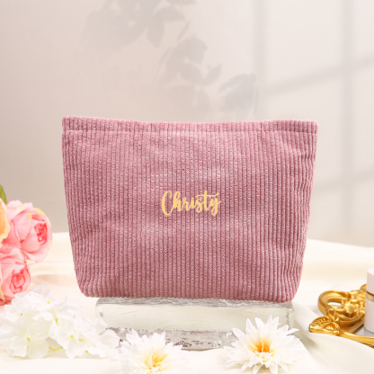 Personalised Name Multi-Functional Storage Bag Custom Zipper Makeup Bag Jewelry Storage Gifts for Her -Jessemade AU