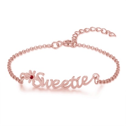 Personalised Name Bracelet Custom Name Daisy Bracelet for Kids-Jessemade AU
