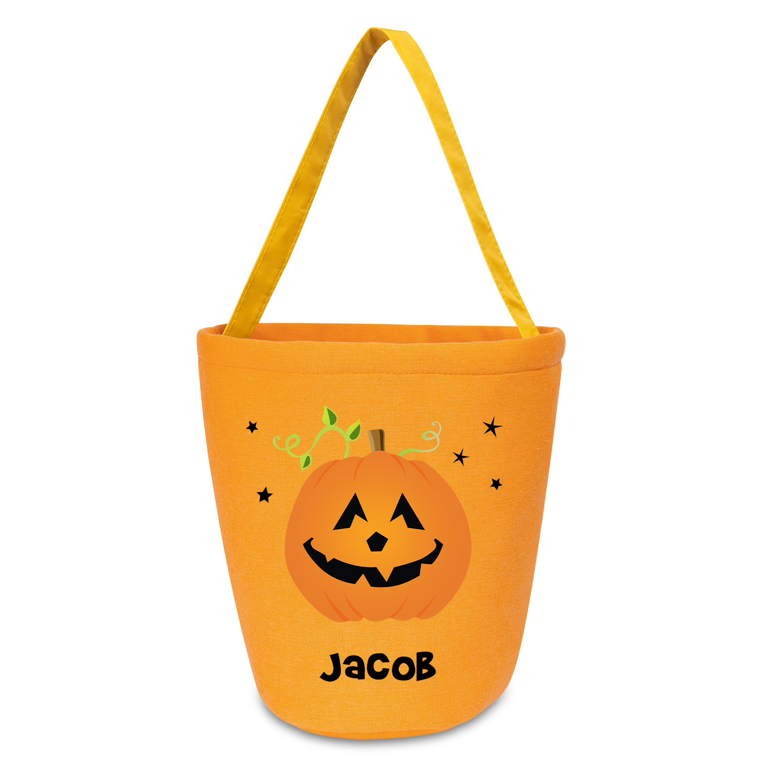 1 Name - Personalised Halloween Tote Bags Bucket Bag Halloween Trick or Treat Candy Bags for Children-Jessemade AU