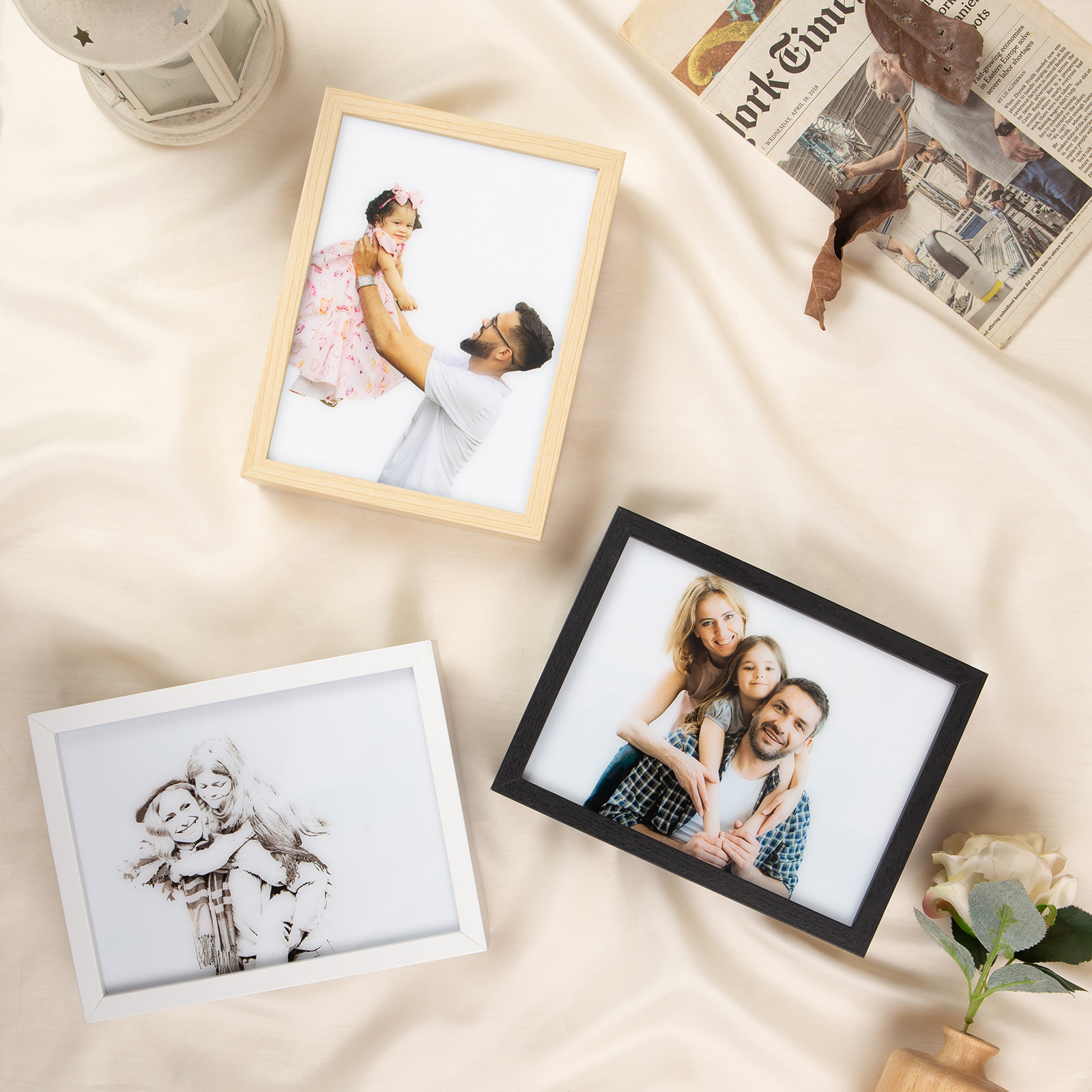 Custom Photo Night Light Frame Changeable Colour Lamp Personalised Gifts Home Decor-Jessemade AU