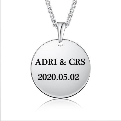 Personalised Photo Necklace Custom Picture Necklace Gifts For Father-Jessemade AU