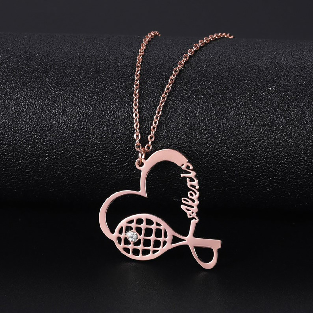 Personalised Necklace Custom 1 Name Necklace Gift For Women-Jessemade AU