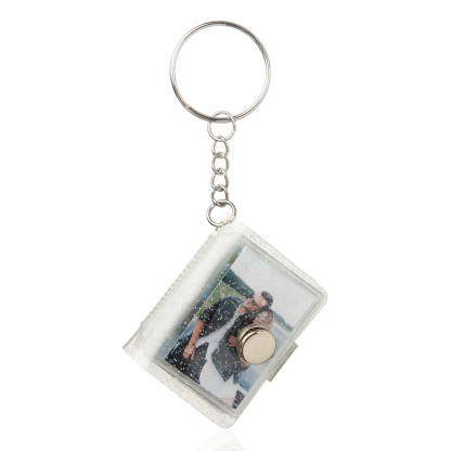 Personalised Mini Photo Album Keychain Custom 16 Photos Keychain Scrapbook  Romantic Gifts-Jessemade AU