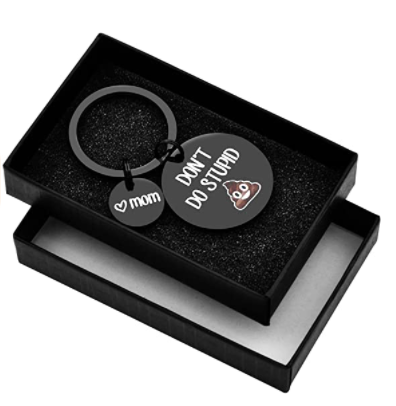 Don't Do Stupid Funny Keychain Gifts For Kids-Jessemade AU