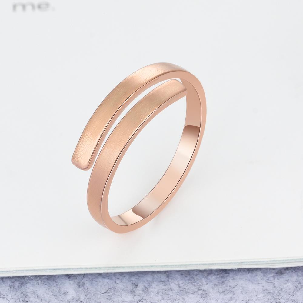 Personalised Name Rings Engraved 2 Names Adjustable Ring Gift for Her-Jessemade AU