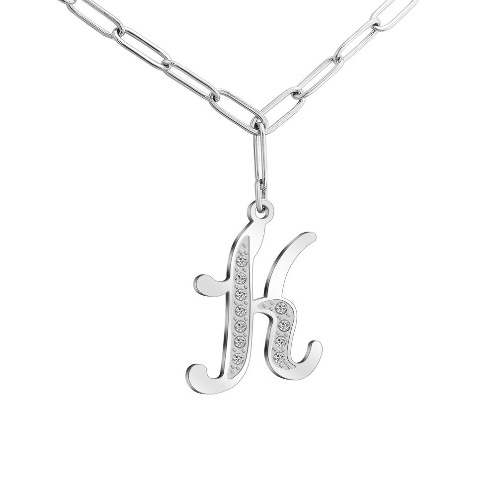 Personalised 1 Letter Women's Necklace Alphabet Necklace-Jessemade AU