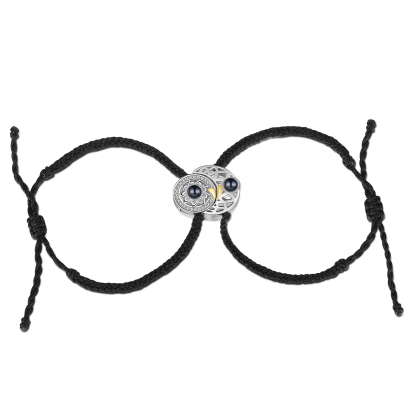 Personalised Magnetic Projection Bracelet Custom Photo Sun and Moon Couple Bracelet Creative Gift for Her-Jessemade AU