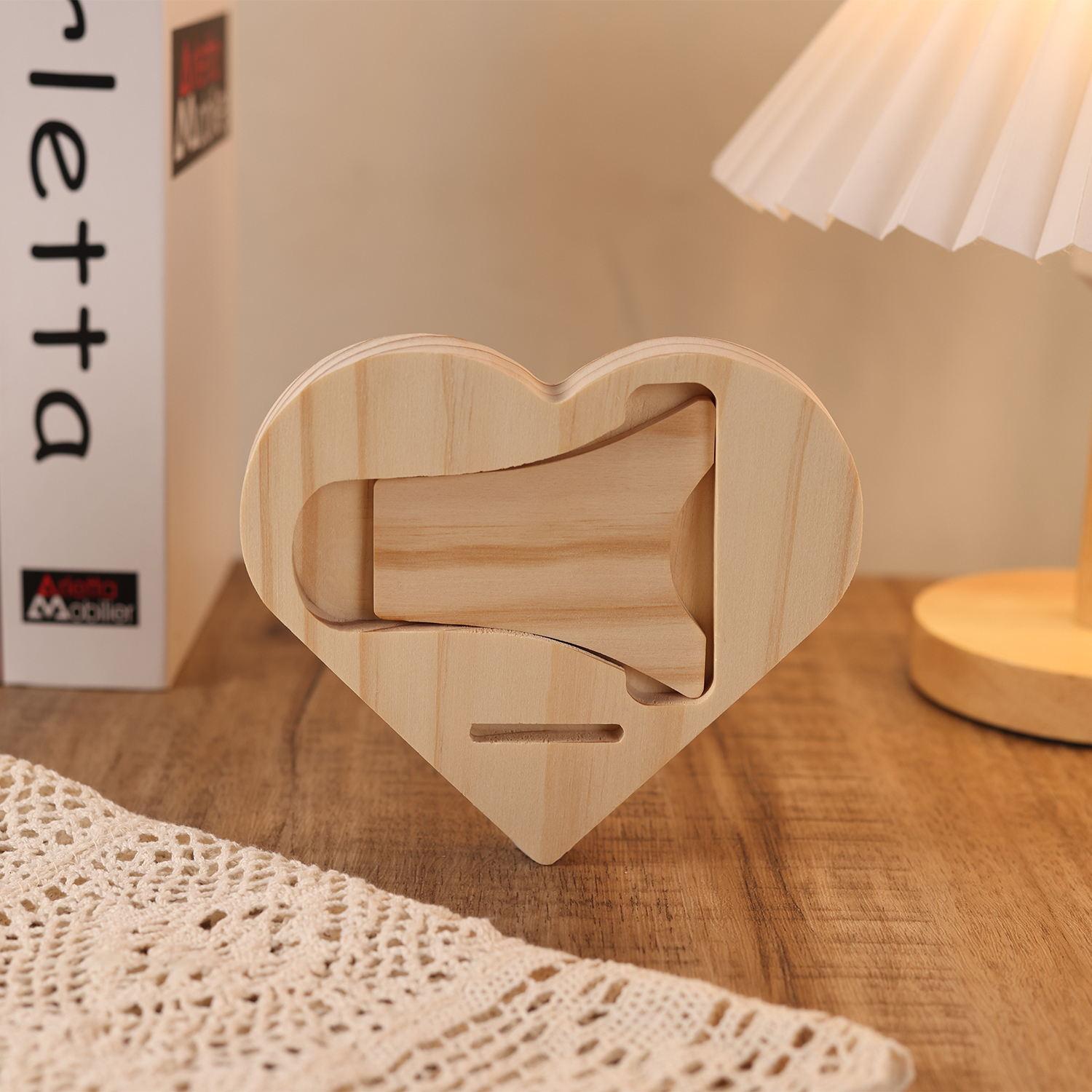 To My Amazing Mom I LOVE YOU Wooden Flowers Heart Keepsake Desktop Ornament Mothers Gifts-Jessemade AU