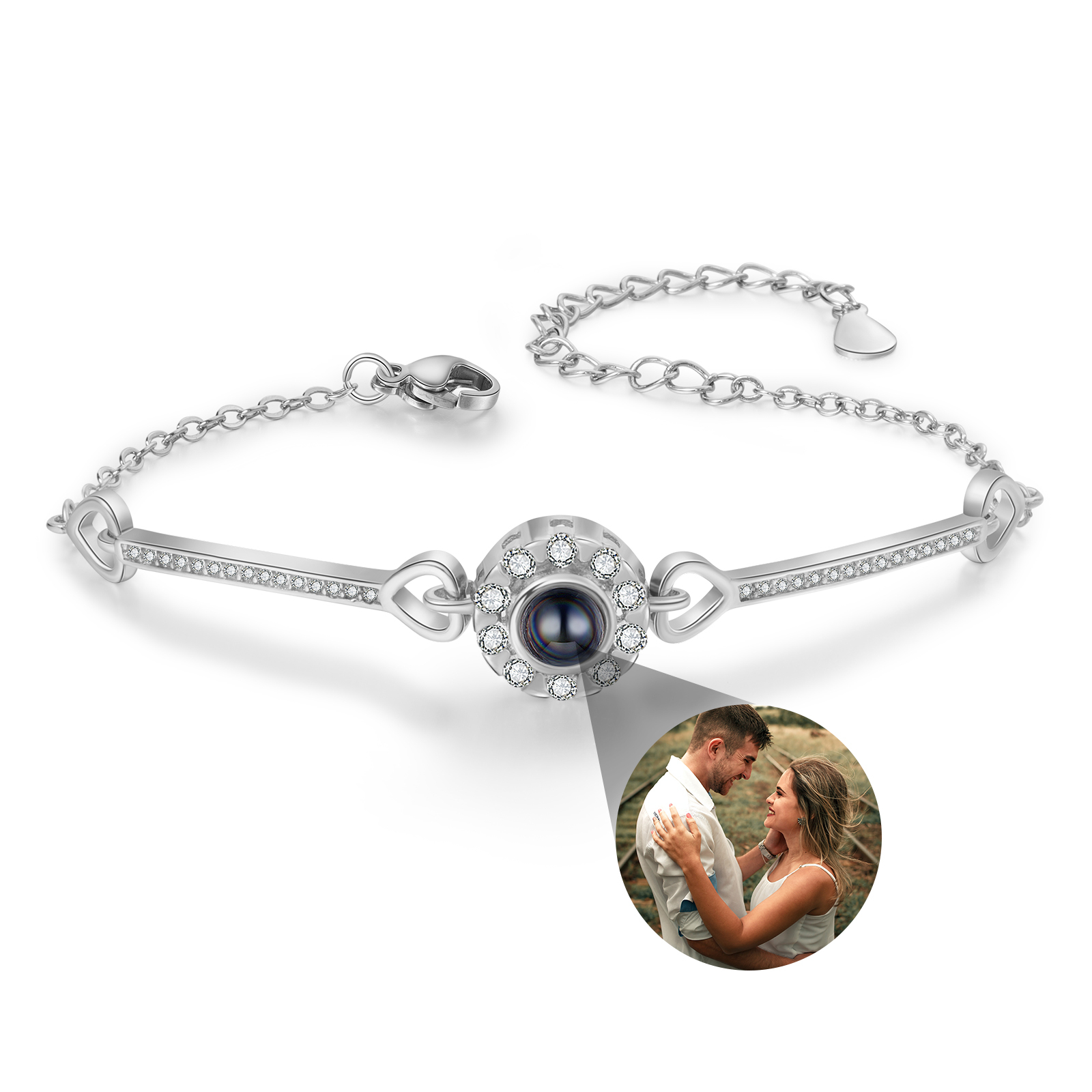 Personalised Projection Bracelet Custom Photo Bracelet Creative Gift for Her-Jessemade AU