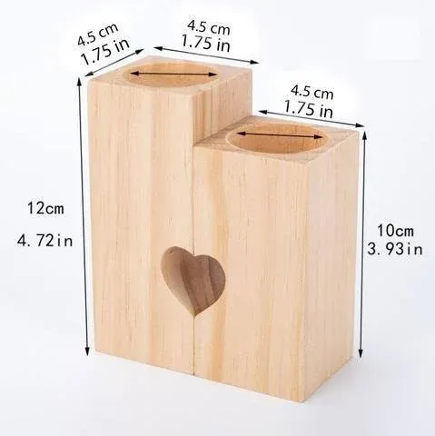 To My Daughter-in-law Wooden Heart Candle Holder "You’re also my daughter-in-heart" Gifts For Daughter-Jessemade AU