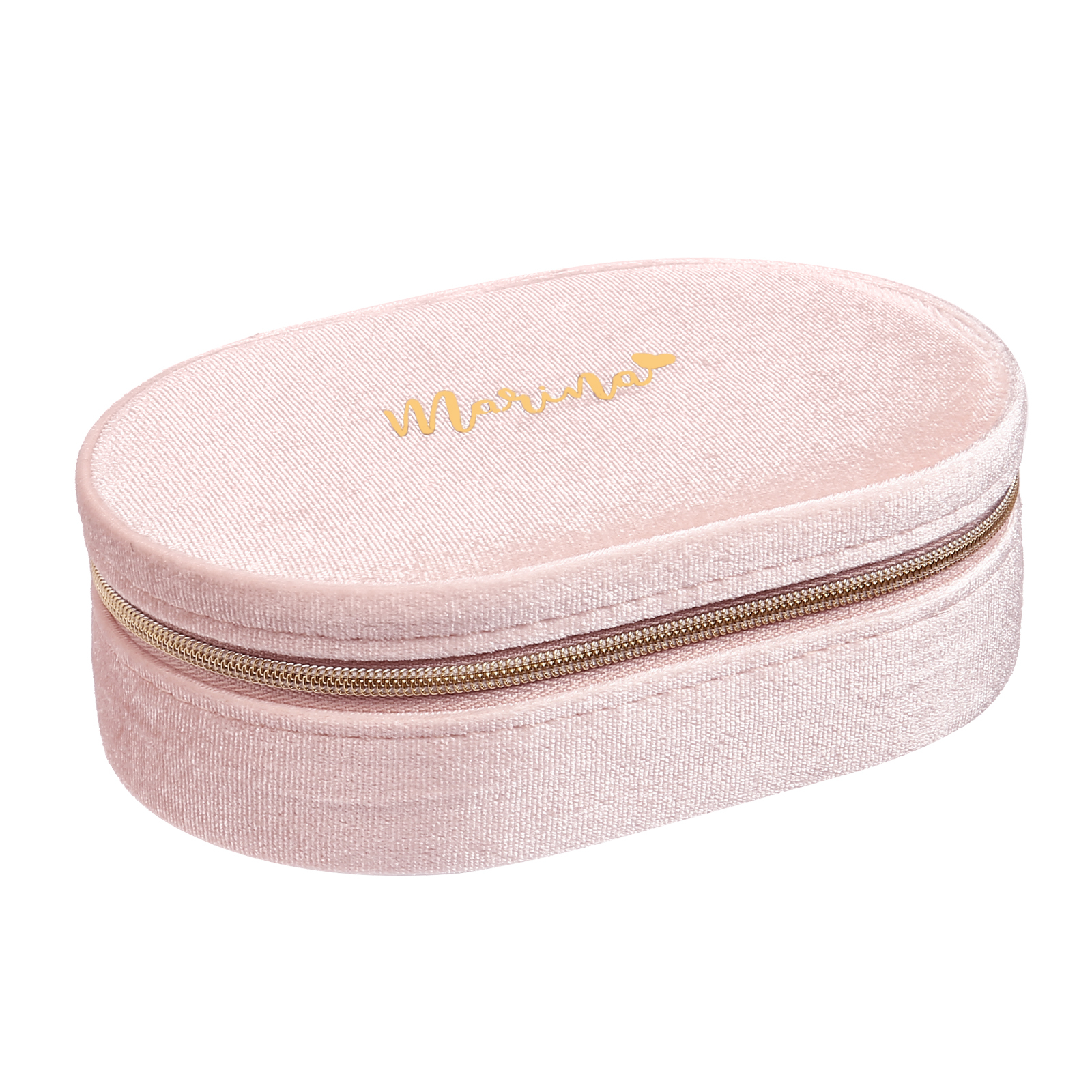 Personalised Name Jewelry Storage Box Zipper Custom Travel Jewelry Box Gifts for Ladies Girls-Jessemade AU