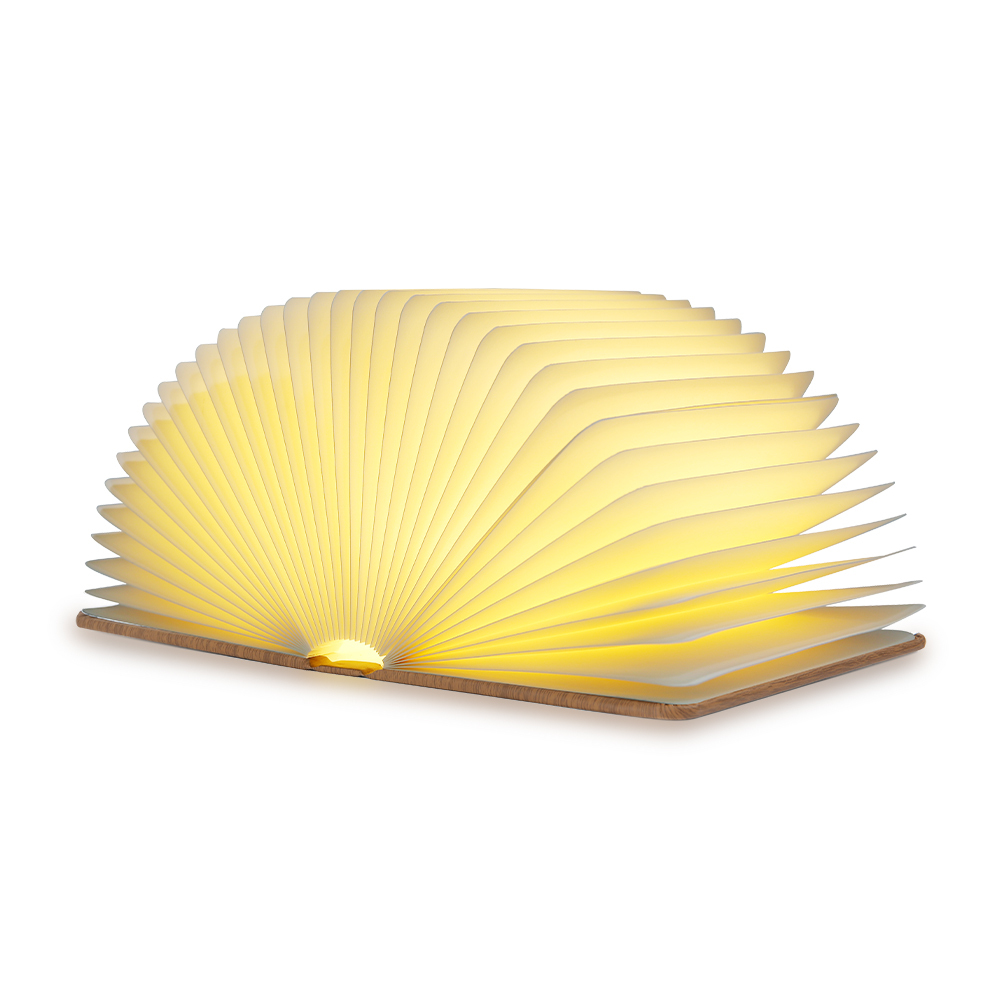 PU Folding Magnetic Glowing LED Book Lamp-Jessemade AU