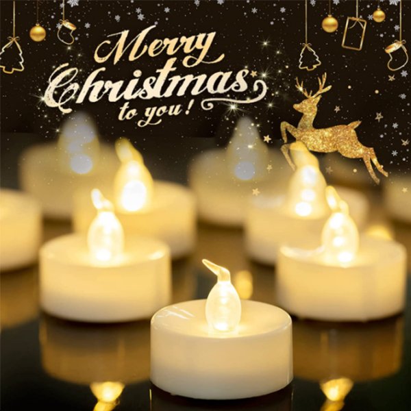 12 pcs LED Tealights LED Electronic Candle-Jessemade AU