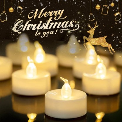 12 pcs LED Tealights LED Electronic Candle-Jessemade AU