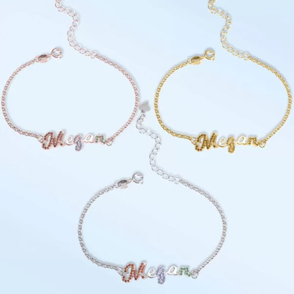 Personalised Bracelet Custom 1 Name Bracelet Gift For Women-Jessemade AU