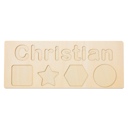 Personalised Kid's Wooden Name Alphabet Puzzle Toy for Toddlers Early Learning Child Toy-Jessemade AU