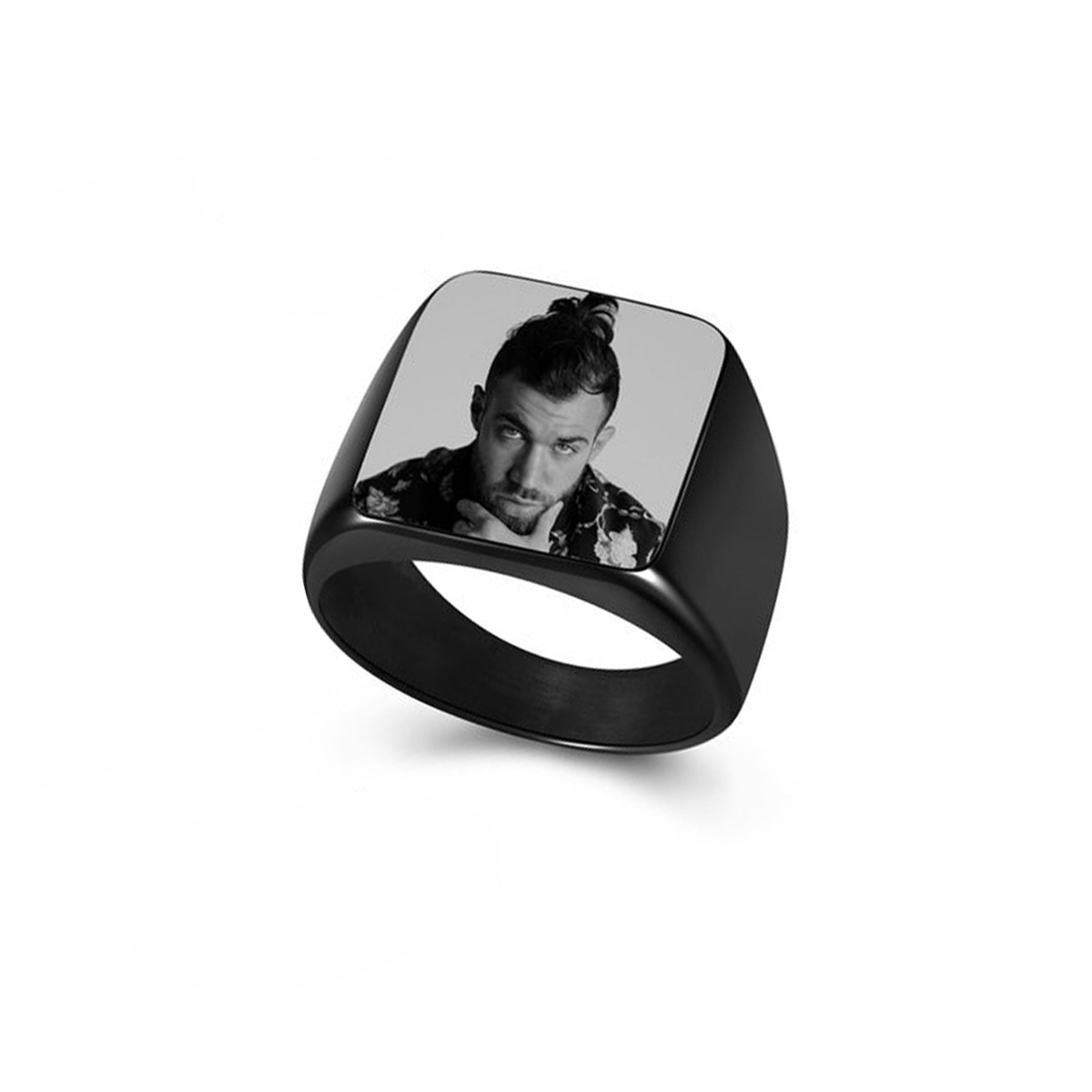 Personalised Photo Signet Ring Custom Photo Ring Gifts for Love One-Jessemade AU