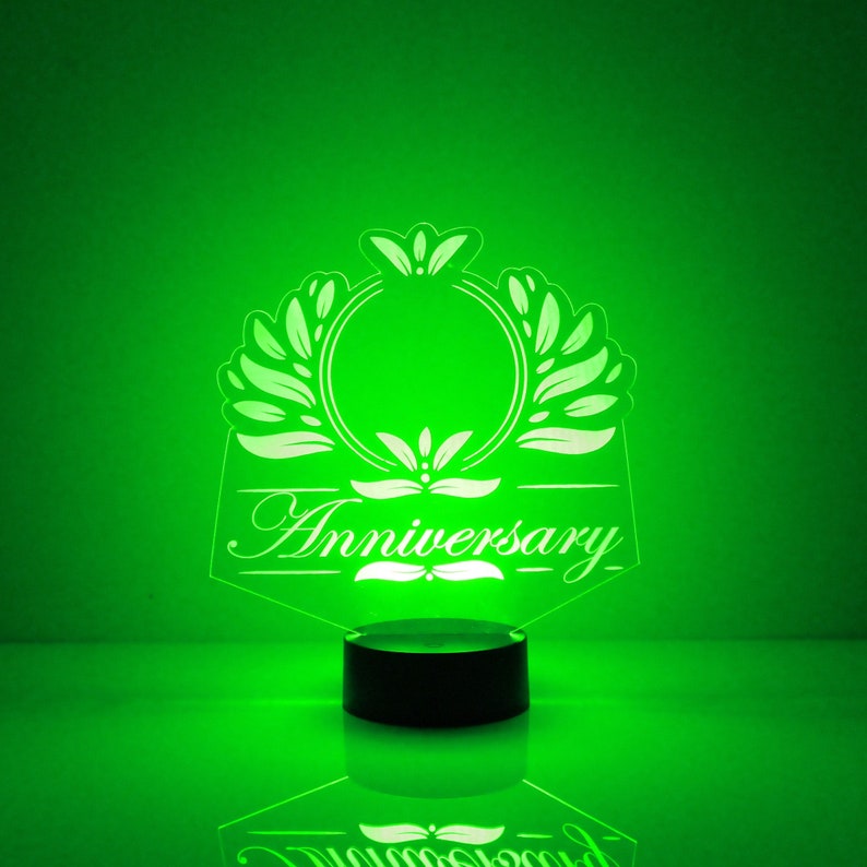 Personalised 7 Colours Changing Night Light Custom Name LED Lamp Gifts For Couple-Jessemade AU