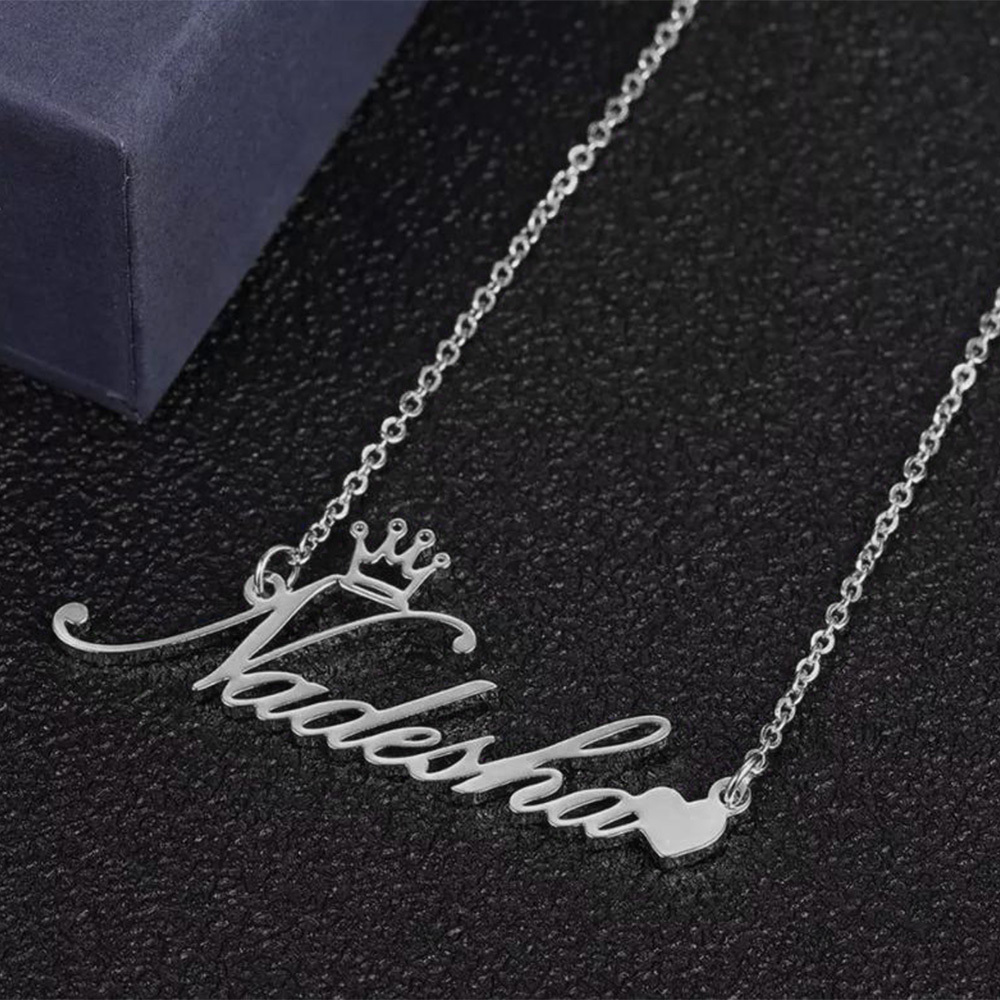 Personalised Necklace Custom 1 Name Necklace Gift For Women-Jessemade AU