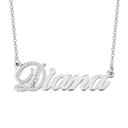 Personalised Necklace Custom 1 Name Necklace Gift For Her-Jessemade AU
