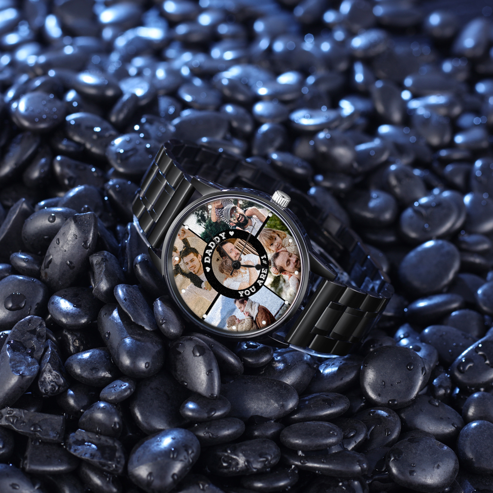 Personalised Photo Watch Custom 5 Photos Mechanical Watch Gifts for Him-Jessemade AU