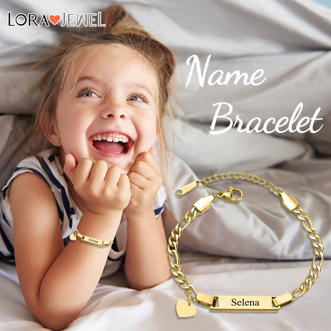 Custom Name Bracelet Personalised Love Bracelet Cuban Chain Bracelet Love Gifts-Jessemade AU