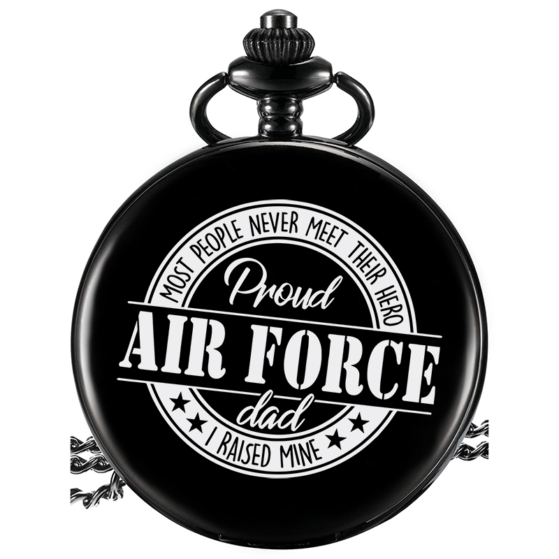 Personalised Pocket Watch Custom Names Gifts For Him-Jessemade AU