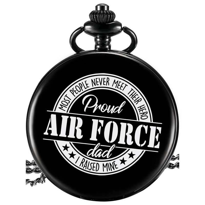 Personalised Pocket Watch Custom Names Gifts For Him-Jessemade AU