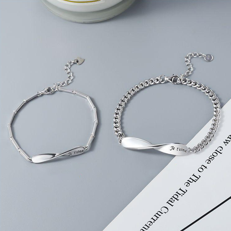 Customised Couple Bracelets Engrave Names Matching Bracelet Love Gifts-Jessemade AU