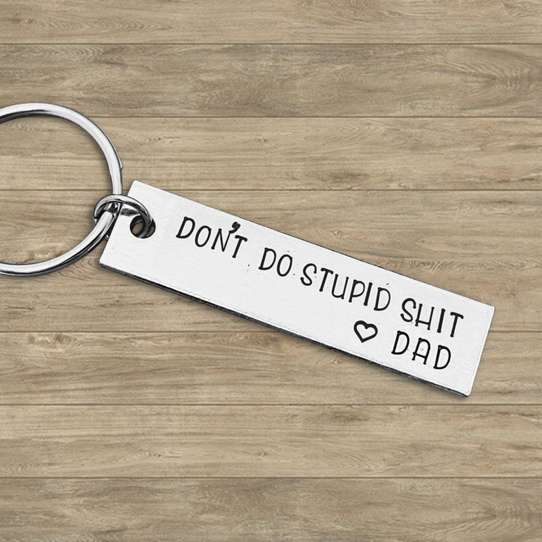 Don't Do Stupid, Personalised Keychain Gifts For Kids-Jessemade AU