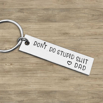 Don't Do Stupid, Personalised Keychain Gifts For Kids-Jessemade AU