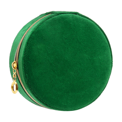 Jewelry Storage Box Travel Jewelry Box Grey/Pink/Green Circle Box Gifts for Ladies Girls-Jessemade AU