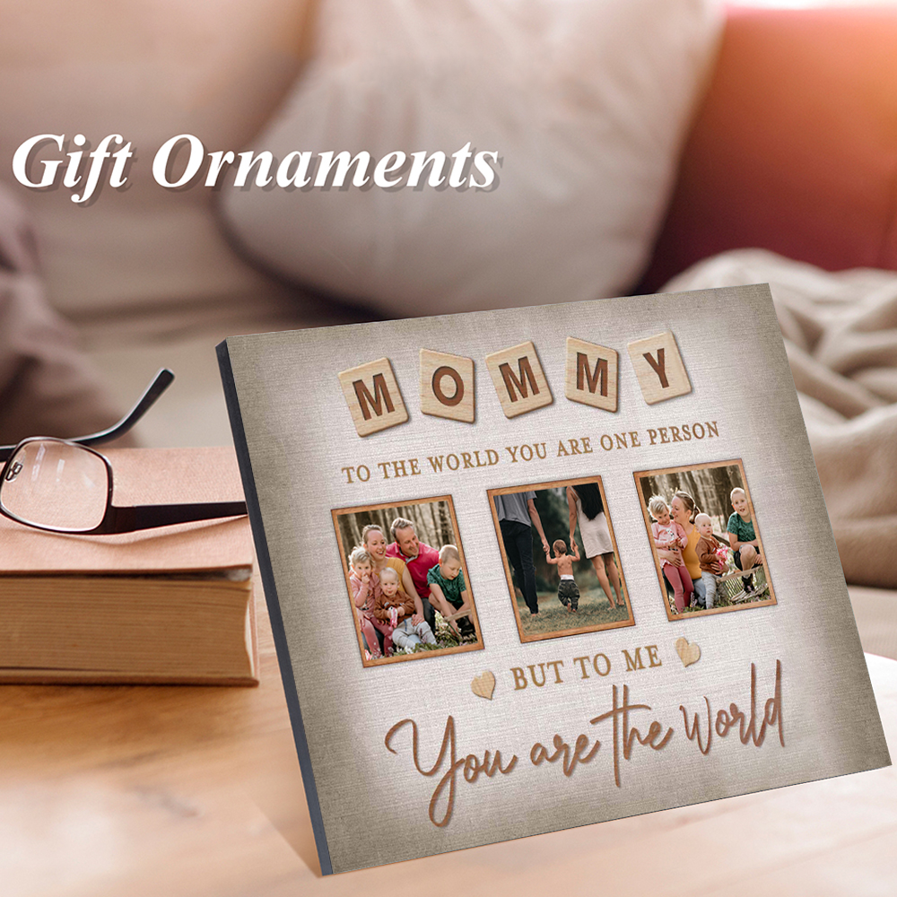 To My Mommy Personalised Picture Board Customised Photos Keepsake Wood Signs Photo Frame Gifts For Mother-Jessemade AU