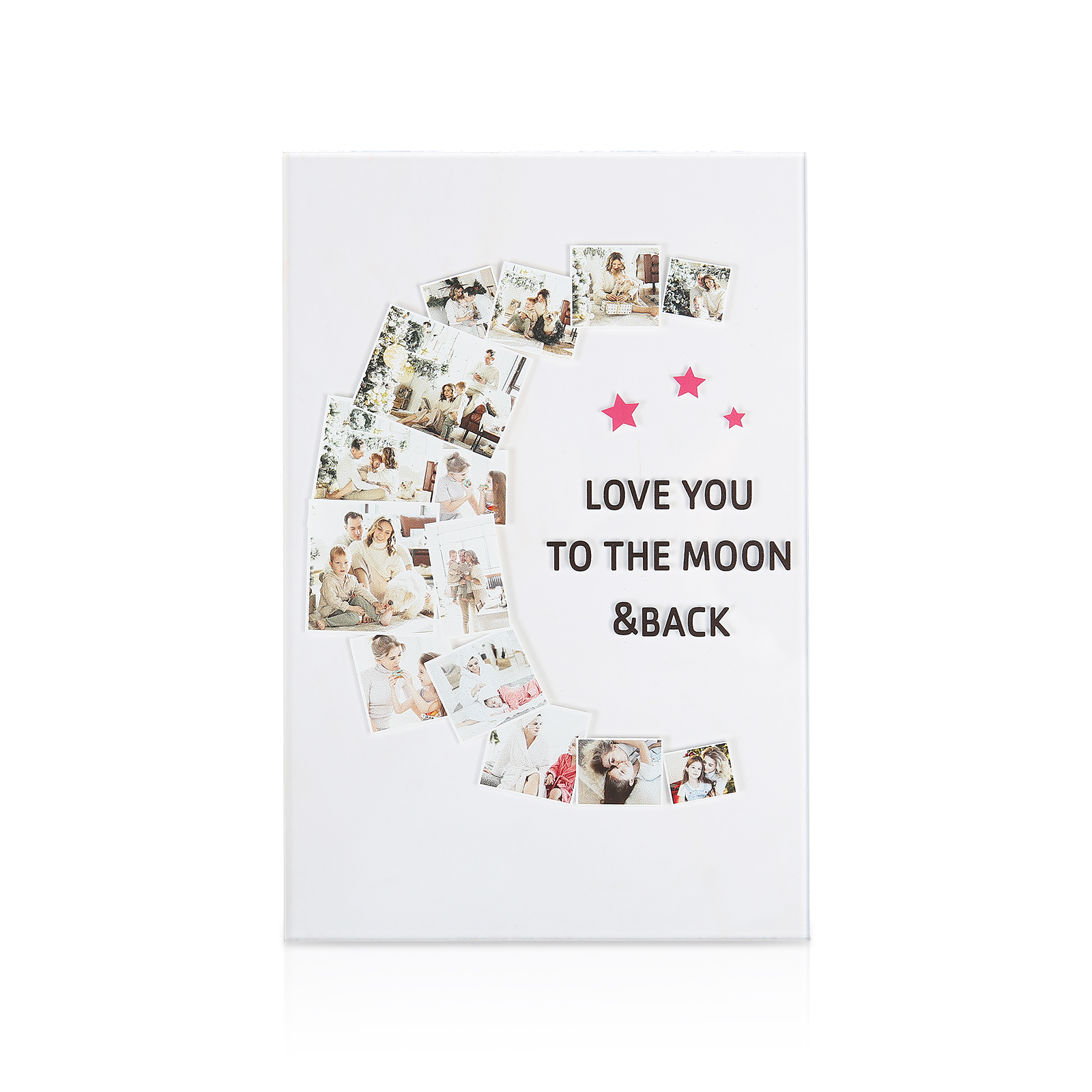 Personalised Family Photo Night Light Ornament Custom 14 Photos Bedroom Decor Home Decoration LED Light Personalised Photo Ornament-Jessemade AU